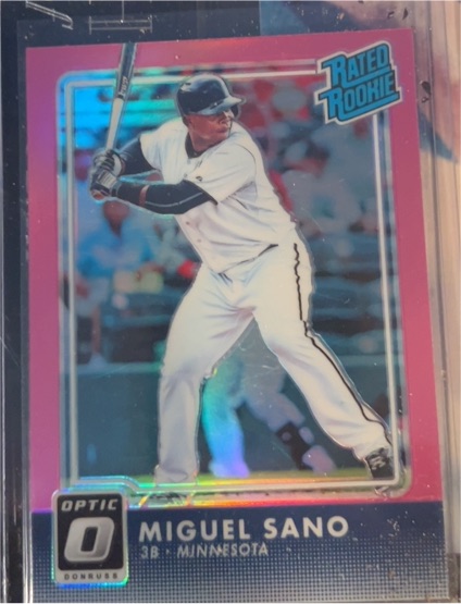 2016 Donruss Optic #35 Miguel Sano — front