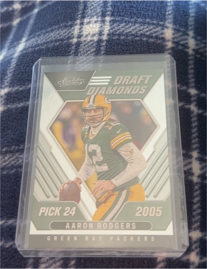 2022 Panini Absolute Draft Diamonds #DD-6 Aaron Rodgers — front