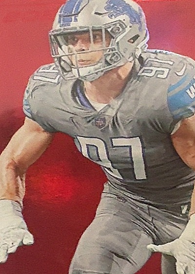 2024 Panini Mosaic #97 Aidan Hutchinson — front