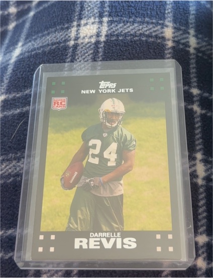 2007 Topps #374 Darrelle Revis — front