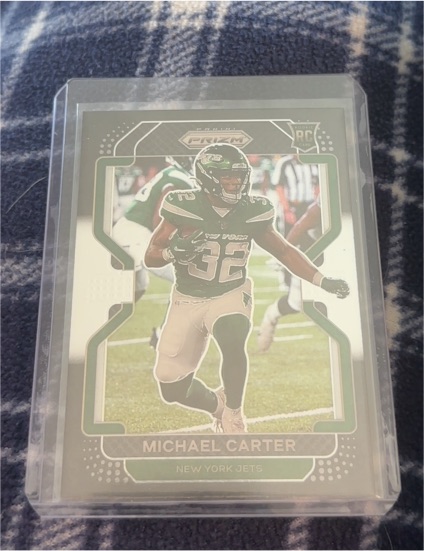 2021 Panini Chronicles Prizm Black Rookie #20 Michael Carter — front