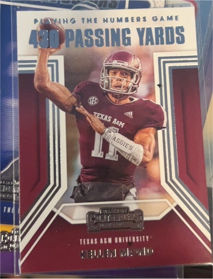 2021 Panini Contenders Draft Playing the Numbers Game #18 Kellen Mond — front