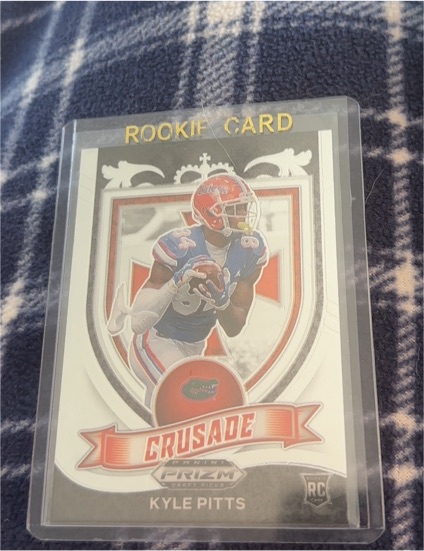 2021 Panini Prizm Draft Picks Crusade #167 Kyle Pitts — front