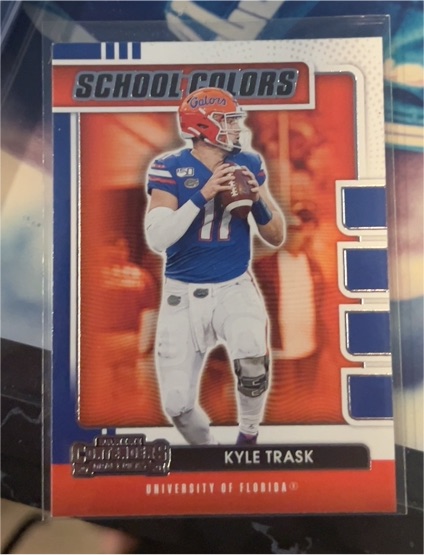 2021 Panini Contenders School Colors #17 Kyle Trask — front