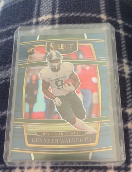2022 Panini Select Draft Picks #15 Kenneth Walker III — front