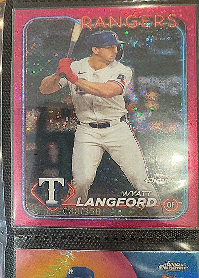 2024 Topps Chrome #122 Wyatt Langford — front