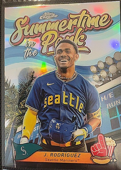 2024 Topps Chrome #SITP-7 Julio Rodríguez Summertime in the Park — front