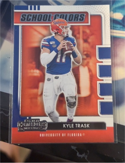 2021 Panini Contenders School Colors #17 Kyle Trask — front