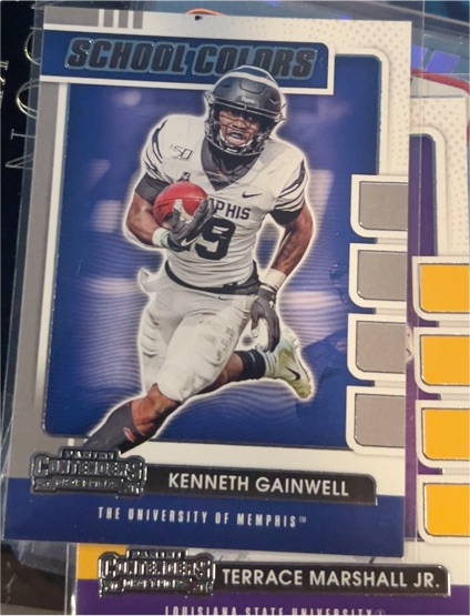 2021 Panini Contenders Draft Picks School Colors #23 Kenneth Gainwell — front
