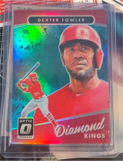2017 Donruss Optic #26 Dexter Fowler Diamond Kings — front