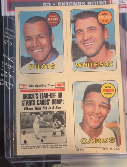 1969 Topps #135 Tommy Davis — front