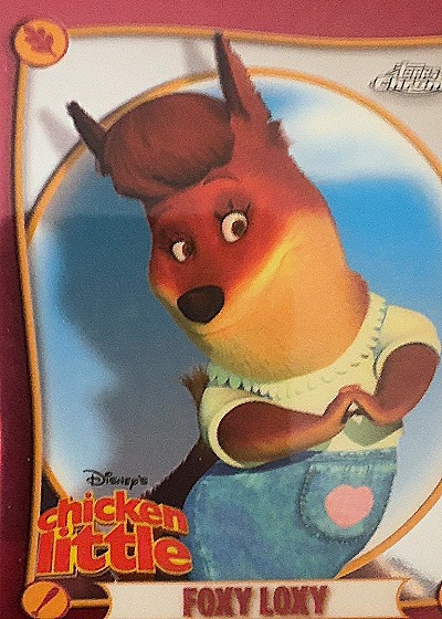 2025 Topps Chrome Disney #CL-7 Foxy Loxy — front