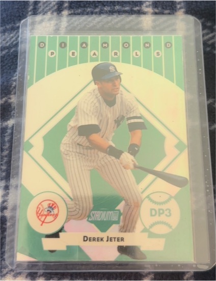 2000 Topps Stadium Club Diamond Pearls #DP3 Derek Jeter — front