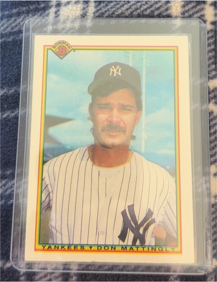 1990 Bowman #443 Don Mattingly — front