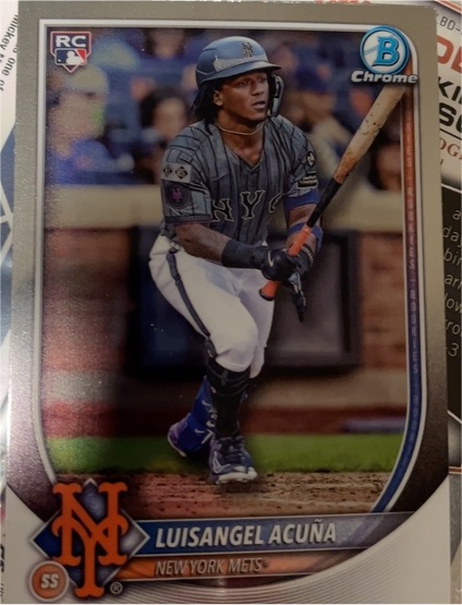 2025 Bowman Chrome #32 Luisangel Acuna — front