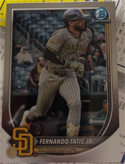 2025 Bowman Chrome #8 Fernando Tatís Jr. — front
