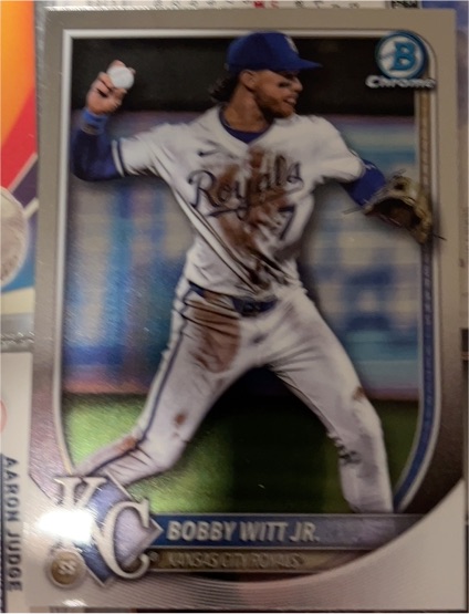 2025 Bowman Chrome #7 Bobby Witt Jr. — front