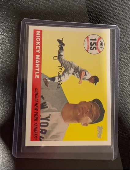 2006 Topps Multi-Year Issue Home Run History #MHR155 Mickey Mantle — front