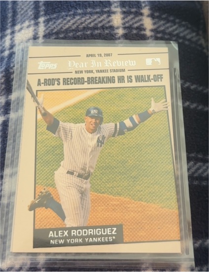 2008 Topps Year in Review #YR19 Alex Rodriguez — front