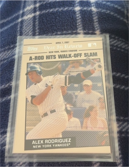 2008 Topps Year in Review #YR7 Alex Rodriguez — front