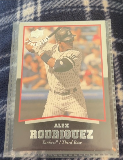 2008 Upper Deck Timeline #27 Alex Rodriguez Yankees — front
