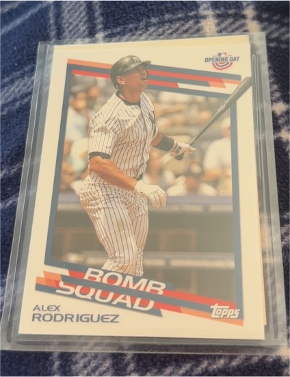 2022 Topps Opening Day Bomb Squad #BS-4 Alex Rodriguez — front