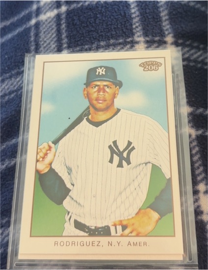2009 Topps T206 #90 Alex Rodriguez — front