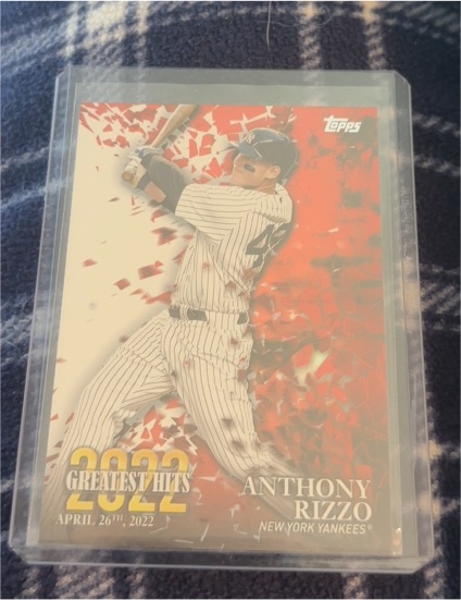 2023 Topps Series 1 #22GH-1 Anthony Rizzo — front