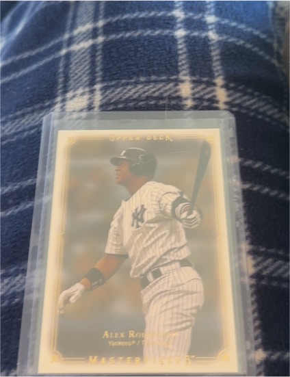 1996 Upper Deck Masterpieces Alex Rodriguez — front