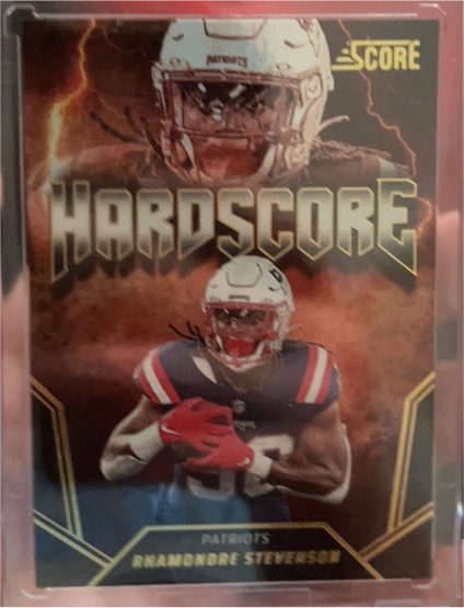 2024 Panini Score Hardscore #HS-RSN Rhamondre Stevenson — front