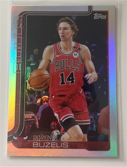 2025-26 Topps #37 Matas Buzelis — front