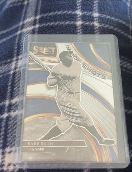 2022 Panini Select Moon Shots #MS7 Babe Ruth — front