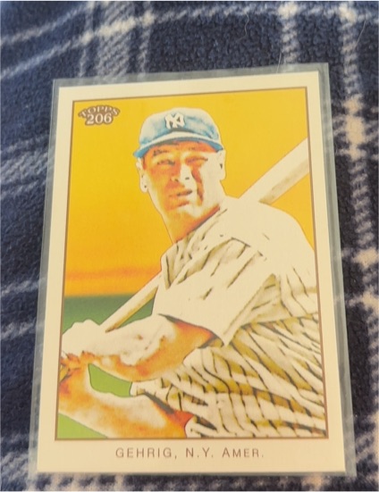 2009 Topps 206 #271a Lou Gehrig — front