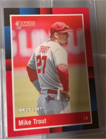2022 Donruss Retro 1988 #265 Mike Trout — front