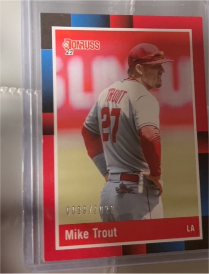 2022 Donruss 1988 Retro #265 Mike Trout — front