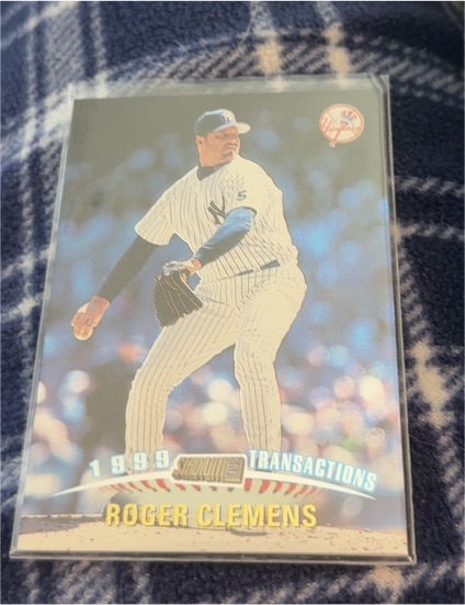 1999 Topps Stadium Club #1999 Transactions Roger Clemens — front