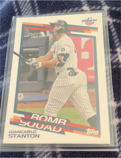 2022 Topps Opening Day #BS-10 Giancarlo Stanton — front