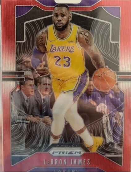 2019 Panini Prizm #129 LeBron James — front