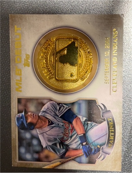 2016 Topps MLB Debut Medallion #MDMVM Victor Martinez — front