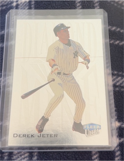 2000 Fleer Ultra Diamond Mine #10 Derek Jeter — front