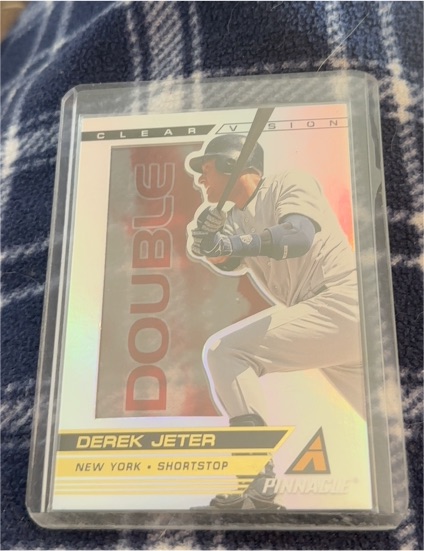 2013 Pinnacle Clear Vision Double #CV1 Derek Jeter — front