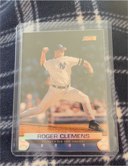 2001 Stadium Club #143 Roger Clemens — front