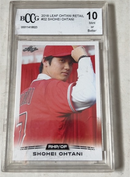 2018 Leaf #02 Shohei Ohtani — front