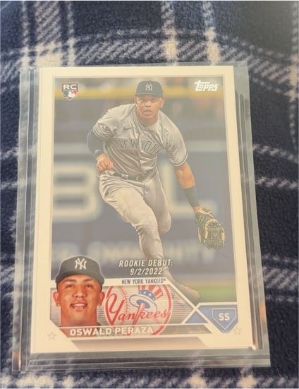 2023 Topps Update Series #US44 Oswald Peraza — front
