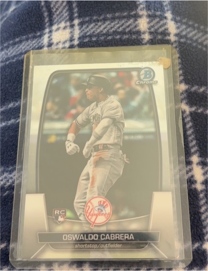 2023 Bowman Chrome #33 Oswaldo Cabrera — front