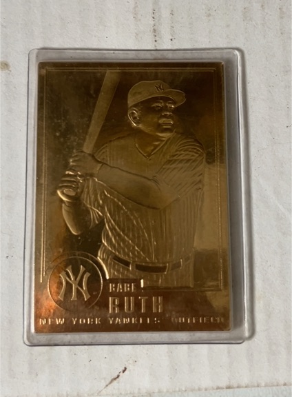1996 Danbury Mint #30 Babe Ruth — front