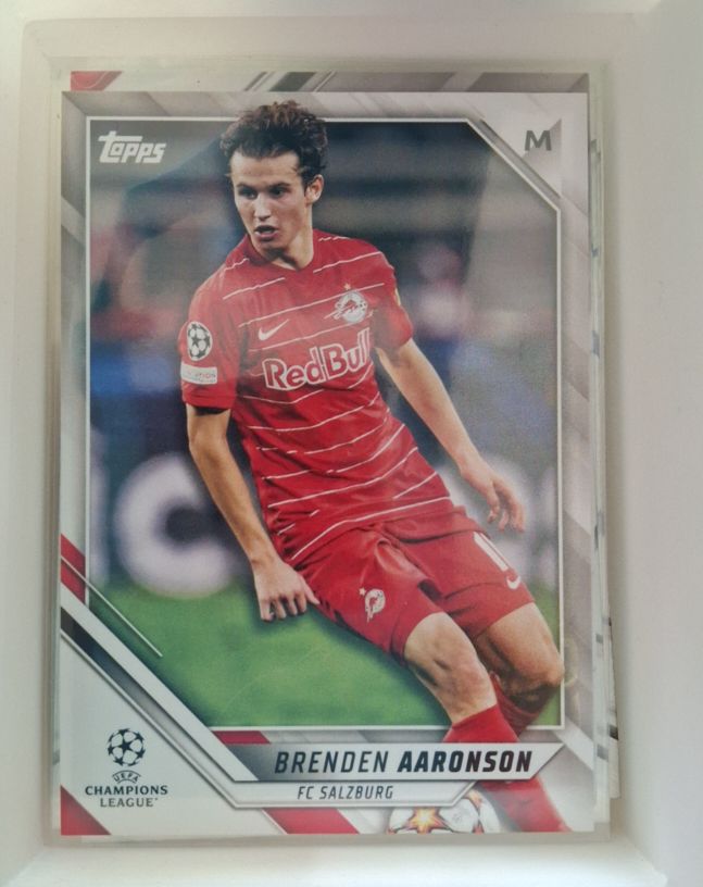 2021-22 Topps UEFA Champions League #122 Brenden Aaronson — front