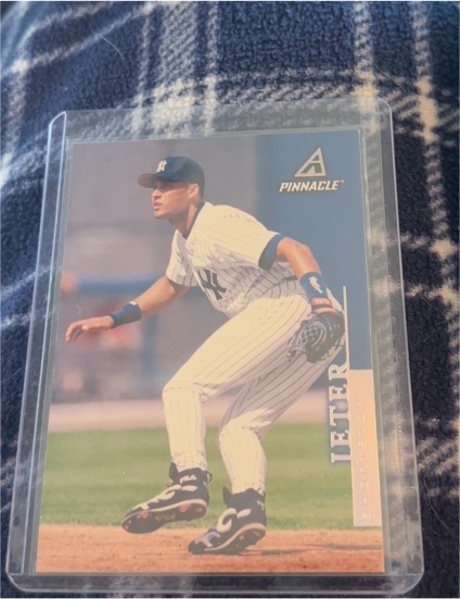 1997 Pinnacle #64 Derek Jeter — front