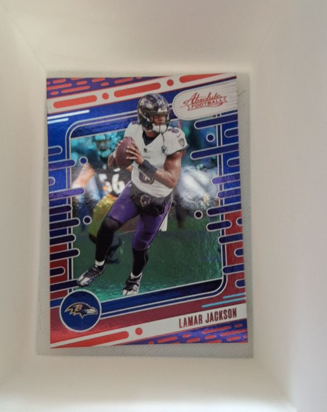 2024 Panini Absolute Red & Blue #9 Lamar Jackson — front
