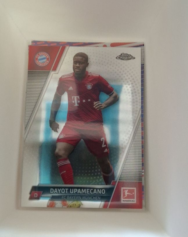 2021-22 Topps Chrome Bundesliga #85 Dayot Upamecano — front